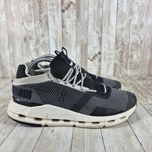 On Running Cloudswift Lightweight Knit Running Shoes Black Gray W9.5‎